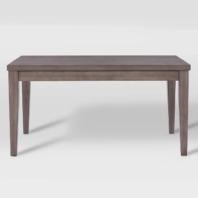 New York Wood Dining Table Washed Gray - CorLiving 3 New York Wood Dining Table Washed Gray - CorLiving