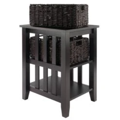Morris Side Table With Baskets Espresso/Chocolate - Winsome 11 Morris Side Table With Baskets Espresso/Chocolate - Winsome -HOMCOM Sales Store GUEST 4fceb27e e0cd 426d bb34 289b3c815bd5