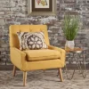 Eilidh Mid Century Tufted Accent Chair Muted Yellow - Christopher Knight Home -HOMCOM Sales Store GUEST 5041bcda 08cc 4a76 ab4c 04af394c844e