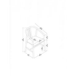 Sculpted Wood Dining Chair - Hearth & Hand™ With Magnolia -HOMCOM Sales Store GUEST 50d91881 8a02 41a2 825a e0f5f686a73c