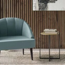 Medford Side Table Gold/Brass - WyndenHall