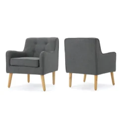 Set Of 2 Felicity Mid-Century Armchairs - Christopher Knight Home -HOMCOM Sales Store GUEST 51b47957 5447 4c04 8f00 3629f5c0ea79