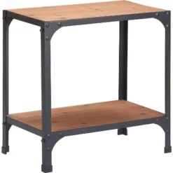 Overland Side Table Metal Brown/Black - Serta -HOMCOM Sales Store GUEST 51cb9ae3 4b76 4e38 9d8a 880213398450