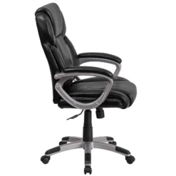 Flash Furniture Mid-Back LeatherSoftSoft Executive Swivel Office Chair With Padded Arms -HOMCOM Sales Store GUEST 53253b94 5eea 407d b045 88488bf37f1f