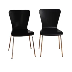 Set Of 2 Pisa Modern Bentwood Dining Chairs - Buylateral -HOMCOM Sales Store GUEST 54f62d08 8190 4e05 8b18 81d837fd2947