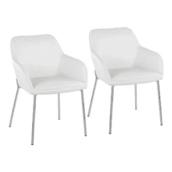 Set Of 2 Daniella Dining Chairs - LumiSource -HOMCOM Sales Store GUEST 5507a873 5f33 42f0 a6d2 2eddfbb51ba2