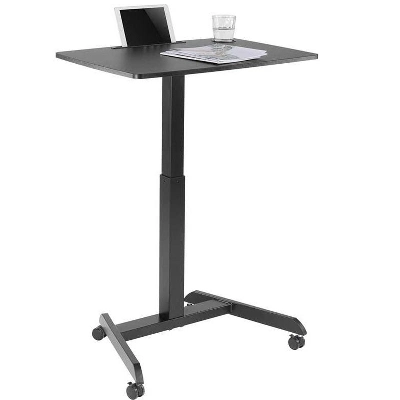 Monoprice Gas-Lift Height Adjustable Sit-Stand Mobile Rolling Workstation Laptop And Computer Desk V2 6 Monoprice Gas-Lift Height Adjustable Sit-Stand Mobile Rolling Workstation Laptop And Computer Desk V2 - Image 4