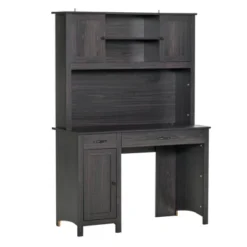 HOMCOM Computer Desk With Hutch, Home Office Workstation With Storage Shelves Drawers Cabinets -HOMCOM Sales Store GUEST 5581d1a1 11b4 48f2 97df ec115d165586