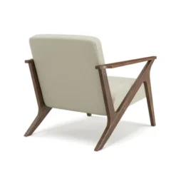 Glenwillow Home 30" Wide Grove MCM Wood Frame Upholstered Accent Chair -HOMCOM Sales Store GUEST 55e19b62 7f94 4523 a683 86e7a28a1f33