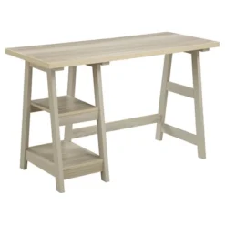 Designs2Go Trestle Desk With Shelves - Breighton Home -HOMCOM Sales Store GUEST 56518931 3089 42a6 88ab f60331c97f7f