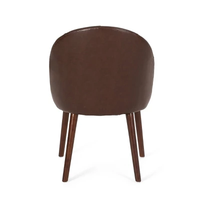 2pk Cullimore Contemporary Channel Stitch Dining Chairs - Christopher Knight Home 7 2pk Cullimore Contemporary Channel Stitch Dining Chairs - Christopher Knight Home - Image 6