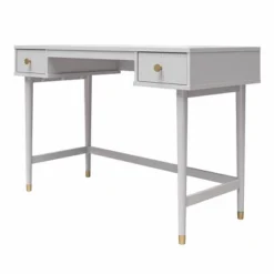 Elizabeth Desk Dove Gray - CosmoLiving By Cosmopolitan -HOMCOM Sales Store GUEST 572f16db dcc0 4459 b7cc 6f220617d8e4