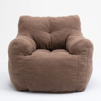 Panpan Bean Bag Chairs With Memory Foam,37" W Faux Fur Teddy Bean Bag Chair,Fluffy Lazy Sofa-The Pop Maison 5 Panpan Bean Bag Chairs With Memory Foam,37" W Faux Fur Teddy Bean Bag Chair,Fluffy Lazy Sofa-The Pop Maison - Image 3