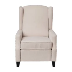 Contemporary Pushback Recliner With Accent Nail Trim Fabric Upholstery - Merrick Lane -HOMCOM Sales Store GUEST 5a849df3 1891 4b2e a1c7 8502e00525d6