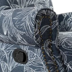 Pablo Traditional-normal Manual Swivel Glider Recliner With Nailhead Trims For Living Room | KARAT HOME -HOMCOM Sales Store GUEST 5b7600c7 4431 4e13 8a48 d152a970311f