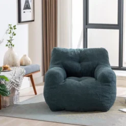 Panpan Bean Bag Chairs With Memory Foam,37" W Faux Fur Teddy Bean Bag Chair,Fluffy Lazy Sofa-The Pop Maison 25 Panpan Bean Bag Chairs With Memory Foam,37" W Faux Fur Teddy Bean Bag Chair,Fluffy Lazy Sofa-The Pop Maison -HOMCOM Sales Store GUEST 5c474acb e64c 46d3 896a fd6b8bb885e8