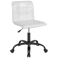 Flash Furniture Sorrento Home And Office Armless Task Office Chair With Tufted Back/Seat -HOMCOM Sales Store GUEST 5c85cc7c 926f 4922 9e67 b4261627e02f