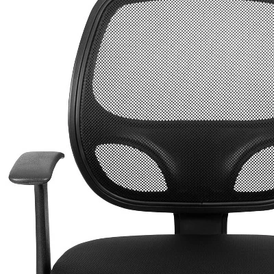 Emma And Oliver Mid-Back Mesh Swivel Ergonomic Task Office Chair - Arms 8 Emma And Oliver Mid-Back Mesh Swivel Ergonomic Task Office Chair - Arms - Image 6