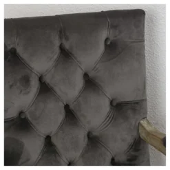 Saltillo New Velvet Arm Dining Chair - Charcoal - Christopher Knight Home -HOMCOM Sales Store GUEST 5dd670bf 0b2e 4f53 ba5a 3a295de28386