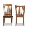 2pc Minette Wood Dining Chair Set - Baxton Studio -HOMCOM Sales Store GUEST 5e645d25 ab2b 4777 898e 7be36b3843e7