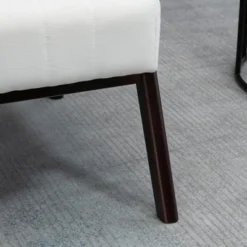 HOMCOM Accent Chair With Softness & Support, Upholstered Arm Chair For Living Room Furniture, Comfy Chair For Bedroom, Living Room Chair, Cream White -HOMCOM Sales Store GUEST 5e8b5f0a cab0 4347 9560 6c20dd9001e5