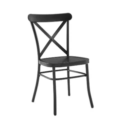 Set Of 2 Camille Dining Chair Matte Black - Crosley -HOMCOM Sales Store GUEST 5e96034a d21f 4eb6 9aaa dab37e8af215