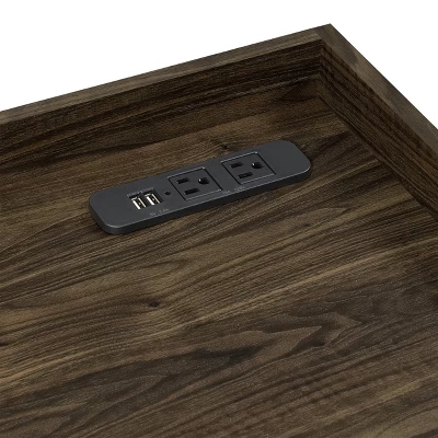 Angelica 3 Drawer Writing Desk Walnut - Coaster 12 Angelica 3 Drawer Writing Desk Walnut - Coaster - Image 10