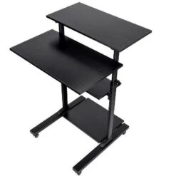 Monoprice Height Adjustable PC Workstation Cart For Sit-Stand -HOMCOM Sales Store GUEST 6209d17a 9418 4741 8792 9589dc3139ab