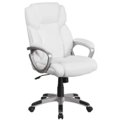 Flash Furniture Mid-Back LeatherSoftSoft Executive Swivel Office Chair With Padded Arms -HOMCOM Sales Store GUEST 626ab92d 5df2 49e4 9b4e 358bc4618253