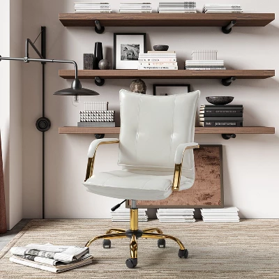 Patrizia Tufted Ergonomic Task 0ffice Chair High Back Executive Swivel Chair For Living Room And Office Room| ARTFUL LIVING DESIGN 21 Patrizia Tufted Ergonomic Task 0ffice Chair High Back Executive Swivel Chair For Living Room And Office Room| ARTFUL LIVING DESIGN - Image 19