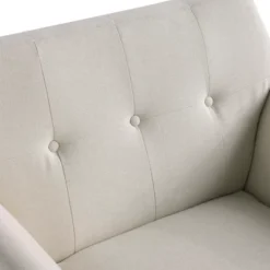 HOMCOM Traditional Living Room Chair, Armchair With Button Tufted Polygonal Straight Back, Single Sofa With Thick Padding -HOMCOM Sales Store GUEST 65893d1e 51ba 414d a9c2 009c4d8e7524