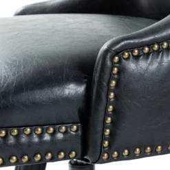 Xavier Faux Leather Office Task Chair With Nailhead | Karat Home -HOMCOM Sales Store GUEST 666ac45d d354 4960 a19b 94d1df912d46