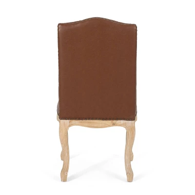 2pk Shylo Contemporary Faux Leather Dining Chairs - Christopher Knight Home 7 2pk Shylo Contemporary Faux Leather Dining Chairs - Christopher Knight Home - Image 5