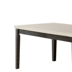 Nolan Dining Table White Marble/Salvage Dark Oak - Acme Furniture -HOMCOM Sales Store GUEST 66d23e60 cd71 4a1f b5bd 2954c7c899bf