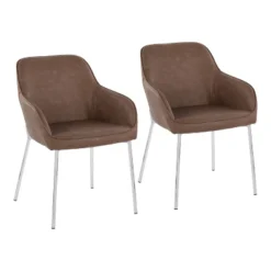 Set Of 2 Daniella Dining Chairs - LumiSource -HOMCOM Sales Store GUEST 6715b051 0ebb 43c5 acba 147a952d435e