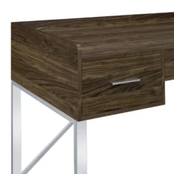 Angelica 3 Drawer Writing Desk Walnut - Coaster 25 Angelica 3 Drawer Writing Desk Walnut - Coaster -HOMCOM Sales Store GUEST 688a4467 213a 4920 83d7 5f79294e65dc