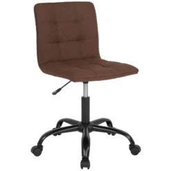 Flash Furniture Sorrento Home And Office Armless Task Office Chair With Tufted Back/Seat -HOMCOM Sales Store GUEST 690c4651 e319 4580 ba52 94b0650ee84c