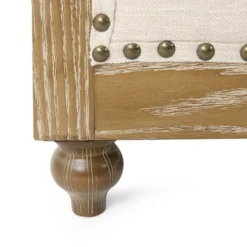 Voll Chesterfield Tufted Fabric Club Chair With Nailhead Trim - Christopher Knight Home -HOMCOM Sales Store GUEST 6af74b6e 51ed 457f a329 aa3c50d2aa34