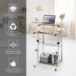 Costway Stand Up Desk Height Adjustable Sit Stand Computer Workstation Standing Desk -HOMCOM Sales Store GUEST 6b5a7f81 c7c3 42a8 98b9 c983fa98c7f5