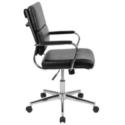 Flash Furniture Mid-Back LeatherSoft Contemporary Panel Executive Swivel Office Chair -HOMCOM Sales Store GUEST 6c5ebaf2 c55e 4ef0 a73e 895e486b1f80
