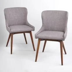 Set Of 2 Seguro Dining Chairs - Buylateral -HOMCOM Sales Store GUEST 6eceb6b5 78be 4a98 82c8 43338c604e1f