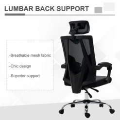 Vinsetto Office Chair Ergonomic Desk Chair With Rotate Headrest, Lumbar Support & Adjustable Height, 360° Swivel Computer Chair 10 Vinsetto Office Chair Ergonomic Desk Chair With Rotate Headrest, Lumbar Support & Adjustable Height, 360° Swivel Computer Chair -HOMCOM Sales Store GUEST 6fad7a74 4d15 42e8 8674 ed033ac8262c