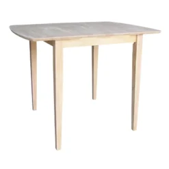 36" Extendable Table With Butterfly Unfinished - International Concepts -HOMCOM Sales Store GUEST 70ec27bb d80e 4450 92a4 c55ff99e99b0