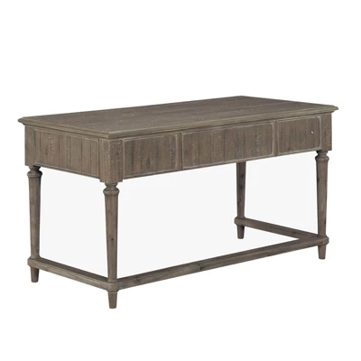 Cardano Wood Writing Desk In Driftwood Light Brown - Lexicon 3 Cardano Wood Writing Desk In Driftwood Light Brown - Lexicon