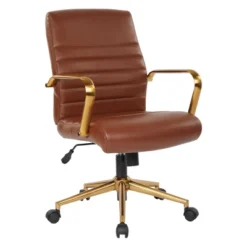 Baldwin Mid Back Faux Leather Chair - OSP Home Furnishings 13 Baldwin Mid Back Faux Leather Chair - OSP Home Furnishings -HOMCOM Sales Store GUEST 72cfaadd 1edc 4558 af9d 17766a8a2e1f