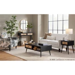 Bora Bora End Table - LumiSource -HOMCOM Sales Store GUEST 7366f5b3 a21f 4ea7 8fee 1c0189a870fa