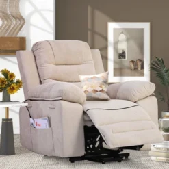 Electric Lift Recliner With Adjustable Massage, Heating Function, Infinity Positions And Side Pockets - ModernLuxe -HOMCOM Sales Store GUEST 7422f273 655c 4807 8498 fb54f070cf60