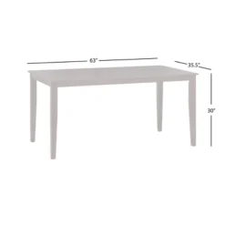 Westmont Rectangular Dining Table Rustic Brown - Lifestorey -HOMCOM Sales Store GUEST 781f6b93 0ee3 491a 9c34 9e1f4f4cc88a