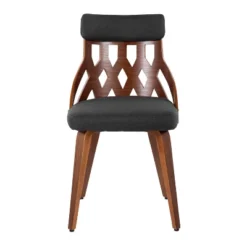 Set Of 2 York Dining Chairs Charcoal/Walnut - Lumisource 15 Set Of 2 York Dining Chairs Charcoal/Walnut - Lumisource -HOMCOM Sales Store GUEST 7874aefd af43 4aad b23e 1d2cb04865a1