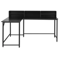 Costway 65.5'' L-shaped Computer Desk Home Office Corner Table W/Bookshelf -HOMCOM Sales Store GUEST 7887f5b4 c698 4b49 8db8 8a805c3a44b4